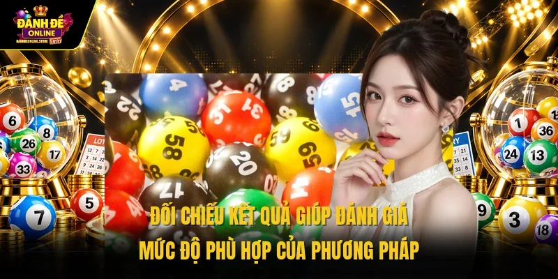 Đối chiếu kết quả giúp đánh giá mức độ phù hợp của phương pháp 